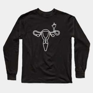 Uterus Finger Long Sleeve T-Shirt